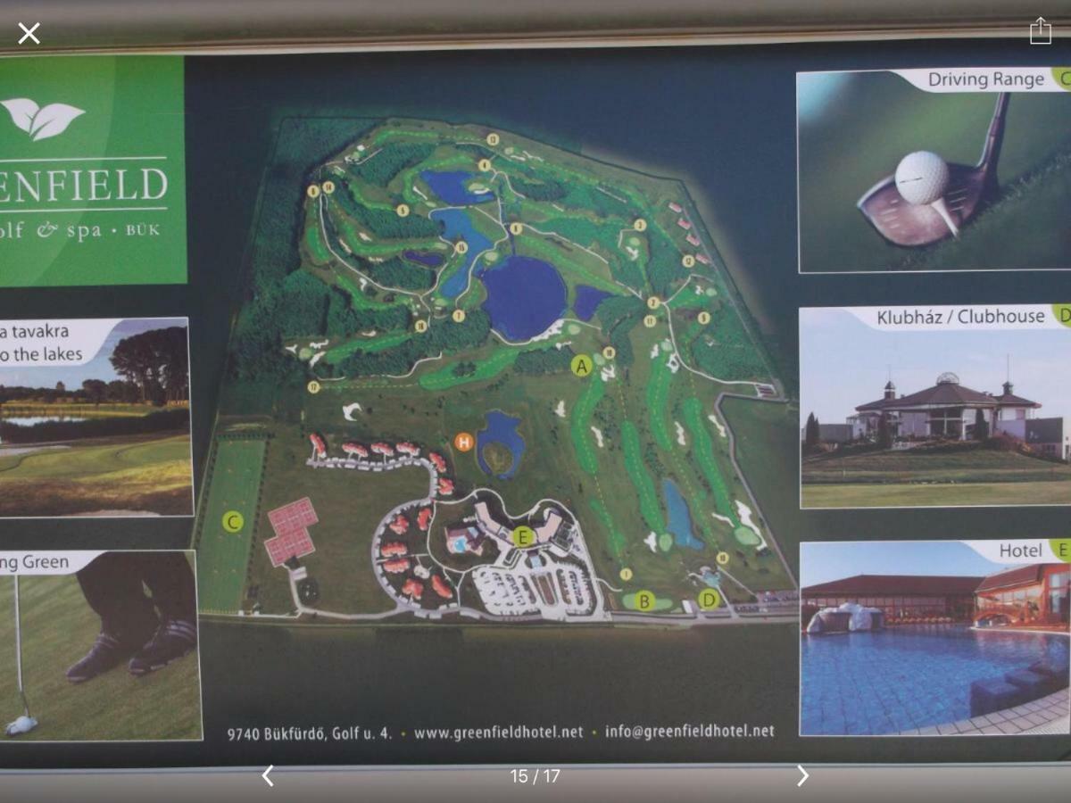 Apartman Golf Lux Bük Esterno foto